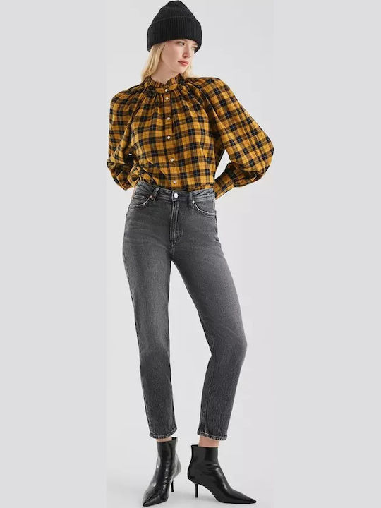 Tizie Γυναικείο Jean Παντελόνι σε Slim Εφαρμογή Γκρι