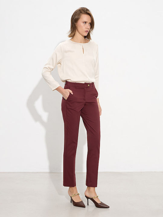 Дамско Текстил Панталон Bordeaux