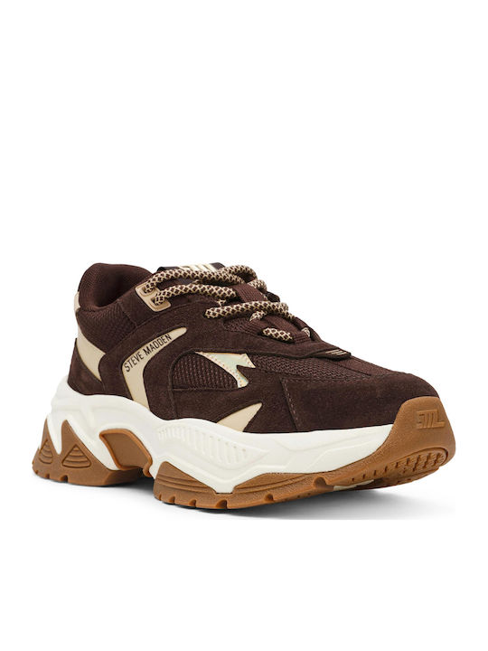 Ample Women's Brown Beige Sneakers