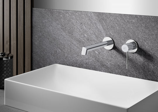 Cersanit Zen Built-in Faucet Mixer for Shower Silver