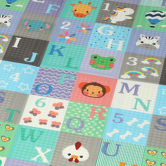 Aiyaplay Puzzle de podea educativ pentru copii cu numere