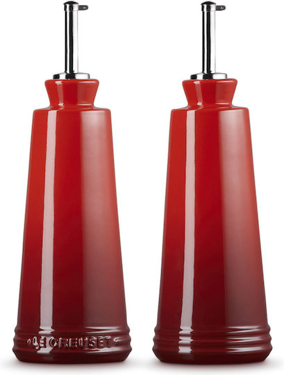 Le Creuset Oil & Vinegar Set with Salt & Pepper made of Porcelain with Flow