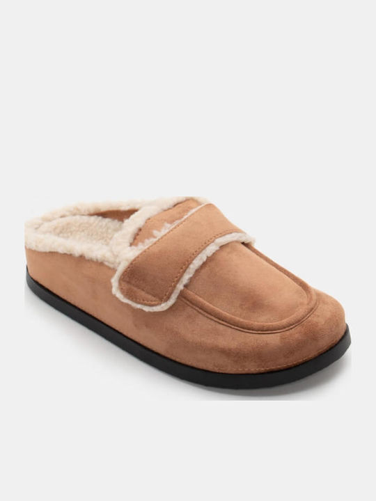 Closed Women's Slippers Brown