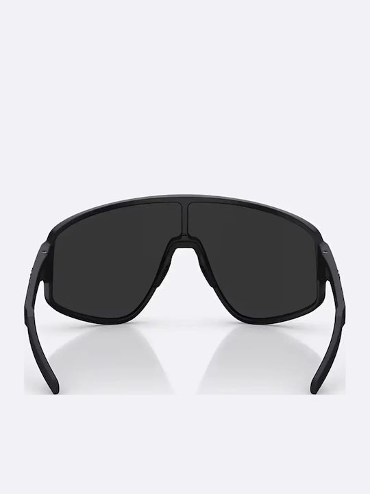Bliz Unisex Sunglasses with Black Frame and Black Lens