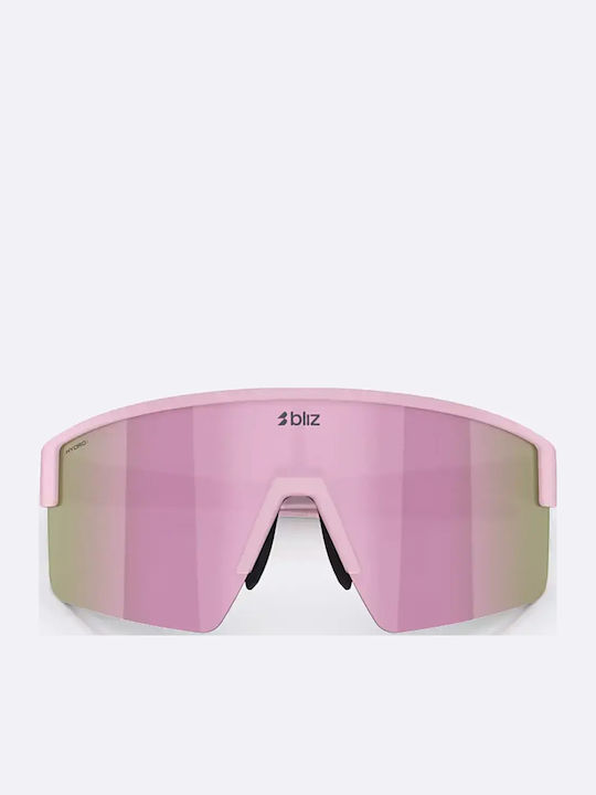 Bliz Men's Sunglasses with Pink Frame and Pink Polarized Lens 4490