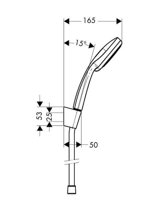 Hansgrohe Croma 100 Baterie de Bucătărie Bancă Argintie
