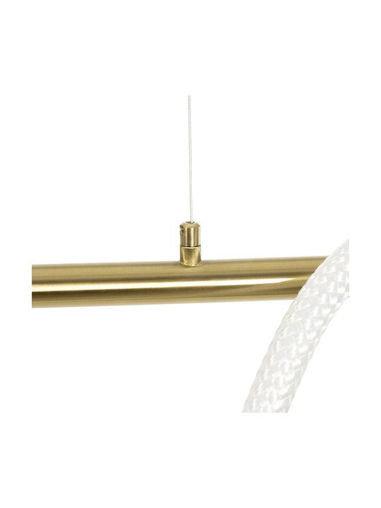 kelvo Glow Κρεμαστό Φωτιστικό Λευκό LED με Ρυθμιζόμενο Λευκό Φως 180x30x40εκ.