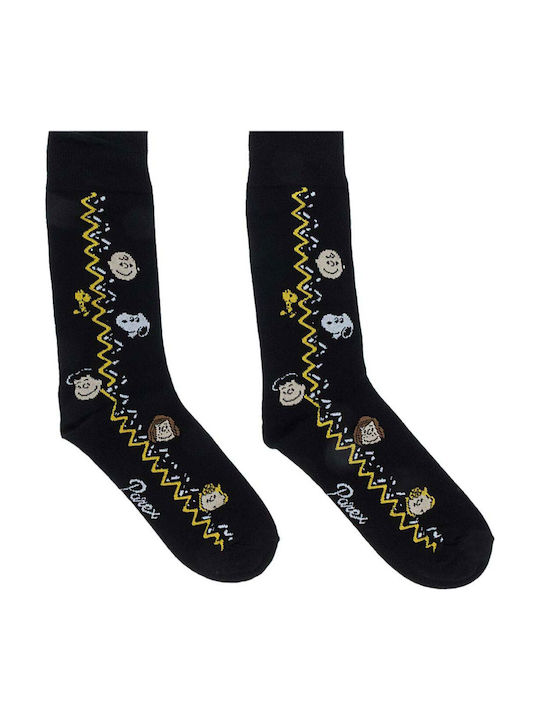 Parex Peanuts Herren Socken Black 1Pack Parex Peanuts Herren Socken Black 1Pack