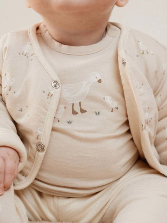 Kinder-Strickjacke Beiges Little Goose