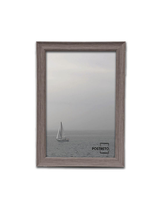 Tamigi Wooden Photo Frame with Gray Frame