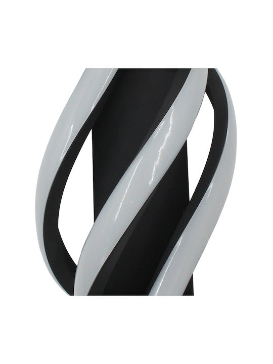 Keskor Lamp Wall LED Black 12x12x31cm Keskor Lamp Wall LED Black 12x12x31cm