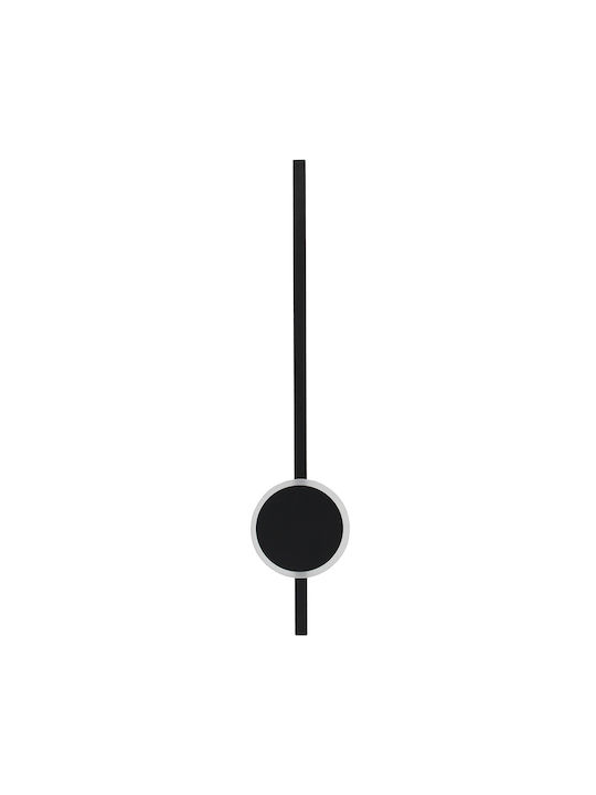 Keskor Modern Leuchte Wand mit Integrierter LED Schwarz 60x12x5cm
