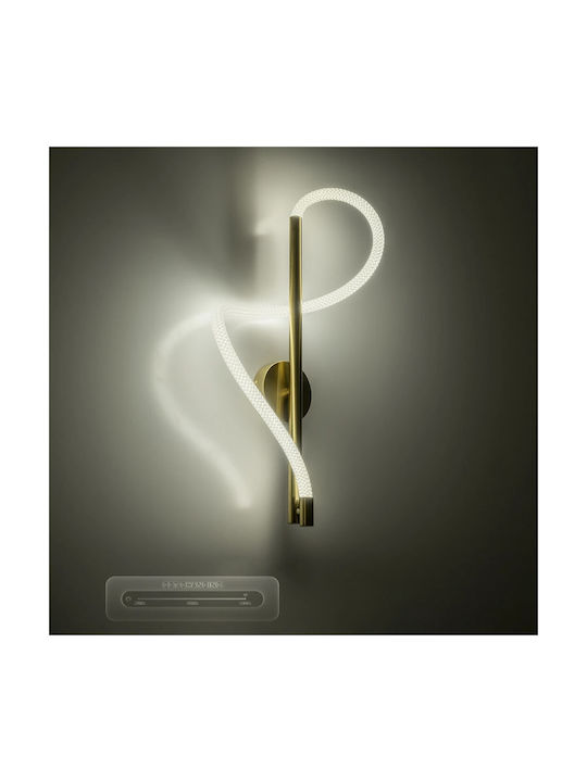 kelvo Lamp Wall with Integrated LED and Adjustable White Light 15x70cm