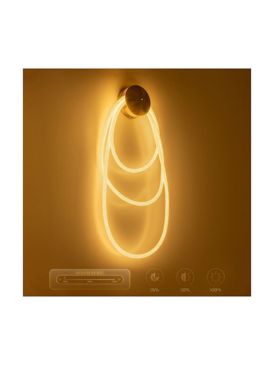 kelvo Lamp Wall with Integrated LED and Adjustable White Light 15x110cm