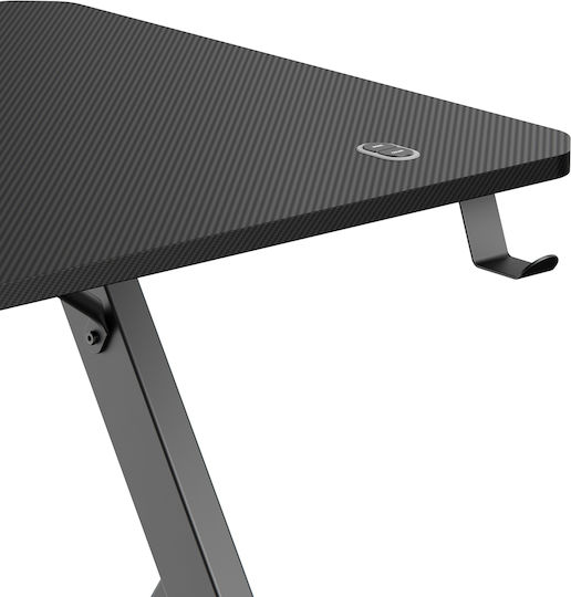 Spielbüro Rs102 Holz Black mit LED & USB-Anschlüssen 120x60x75cm