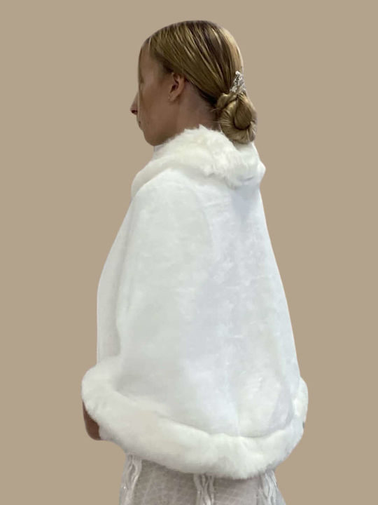White - Ivory Damen Bolero