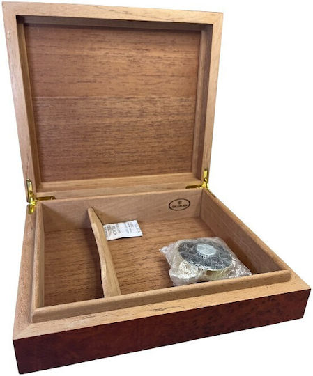 Sikarlan Ξύλινος Υγραντήρας 20 Πούρων 24.1x21.6x6.3εκ.