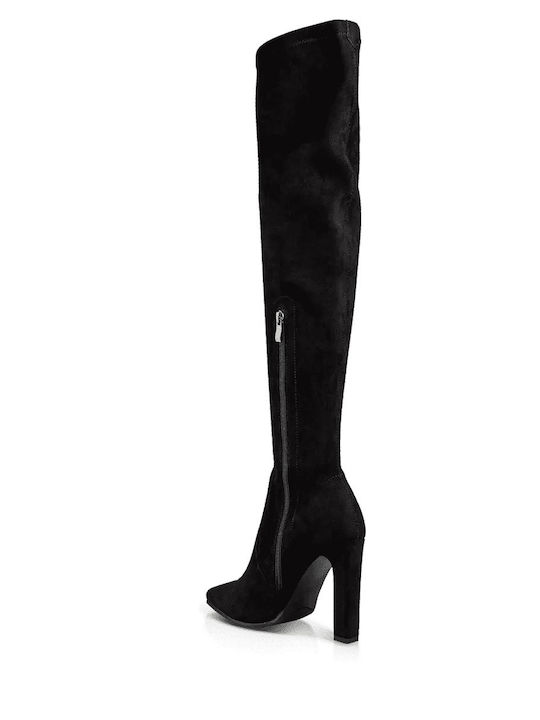 Damenstiefel Über dem Knie Schwarz