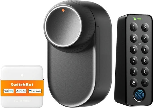 Switchbot Tedee Elektronisches Schloss Retrofit mit Bluetooth Verbindung Schwarzes