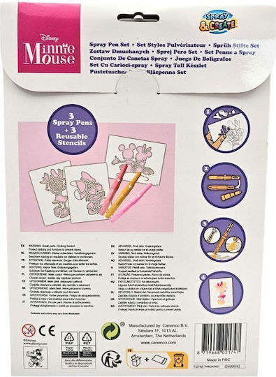 Minnie Malbücher Set Für Airbrush A4 Papier Mm24363