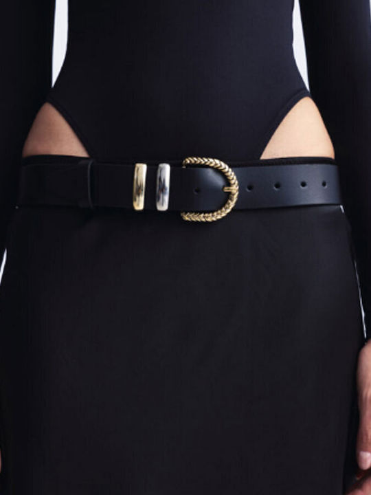Leather Women's Belt Black