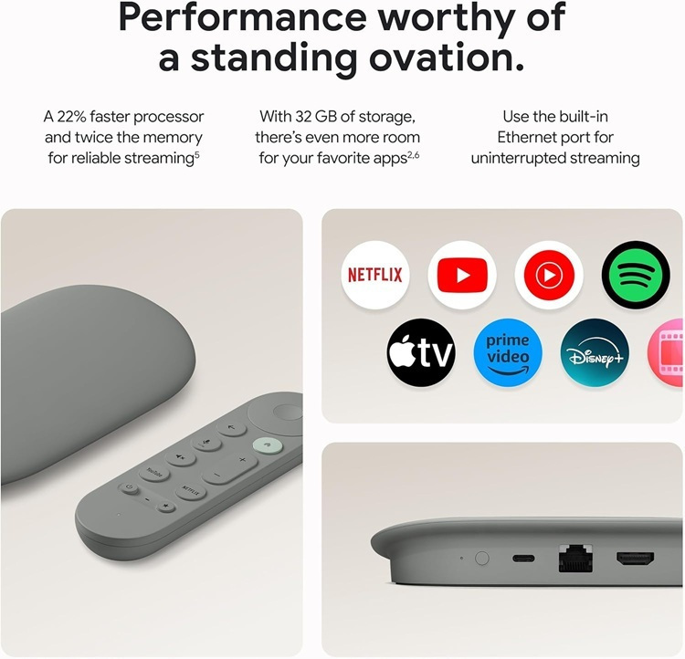 Google TV Streamer 4K Hazel | Skroutz Romania