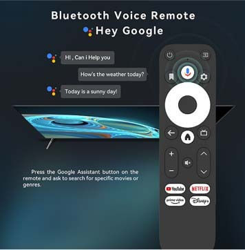 Google Smart TV Stick 4K UHD με Wi-Fi / Bluetooth / HDMI