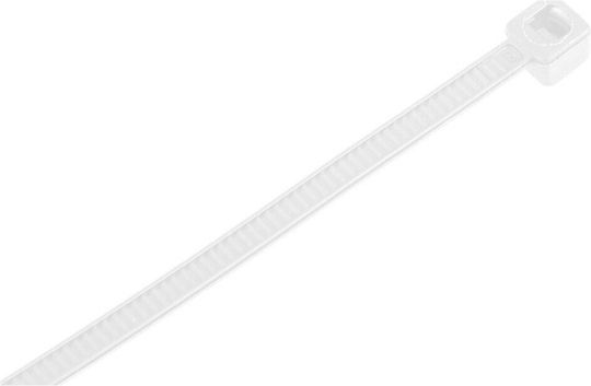 Neo Plastic Cable Ties 200mm x 2.5mm in White Colour (20 pcs)