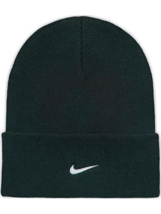 Peak Beanie Beanie Knitted in Green color