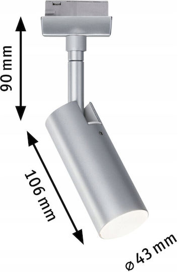 Paulmann LED Warm White Spot in Silver Color