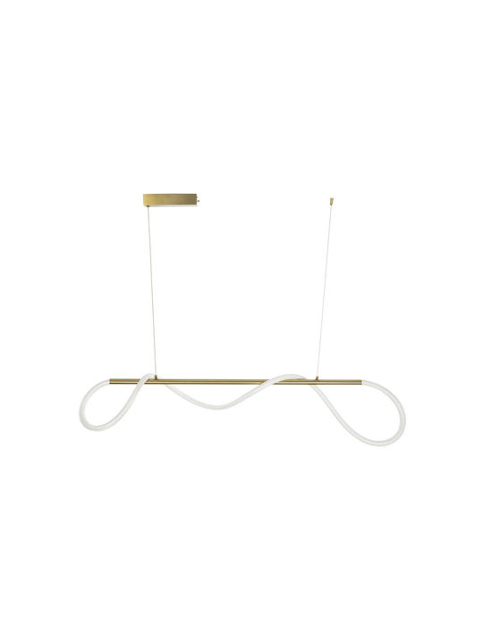 kelvo Glow Pendant Light White 140x40x30cm
