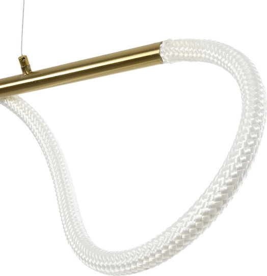 kelvo Glow Κρεμαστό Φωτιστικό Λευκό LED με Ρυθμιζόμενο Λευκό Φως 140x40x30εκ.