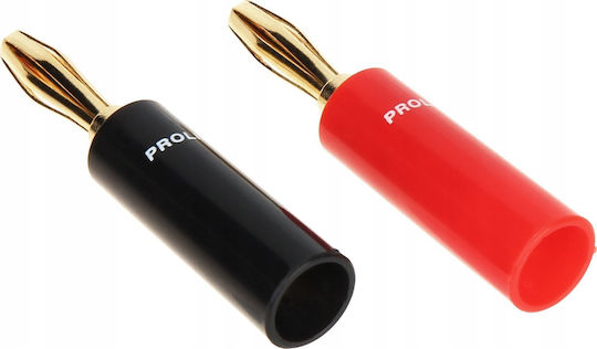Prolink Ștecher Banană Roșu (BAN-PLUG-V2)