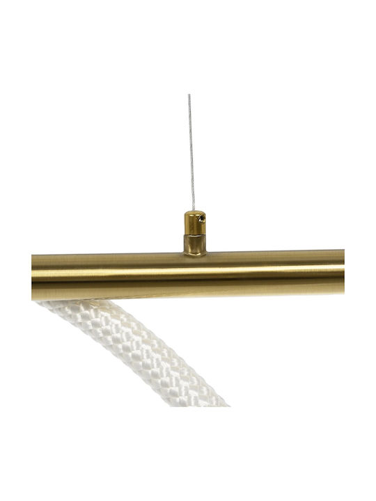 kelvo Glow Pendant Light White 140x40x30cm