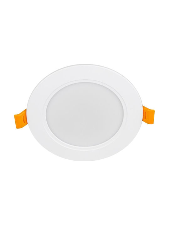 Maclean Energy Rectangle Recessed Spot with Integrated LED and Natural White Light White 12x2.6cm. 1pcs