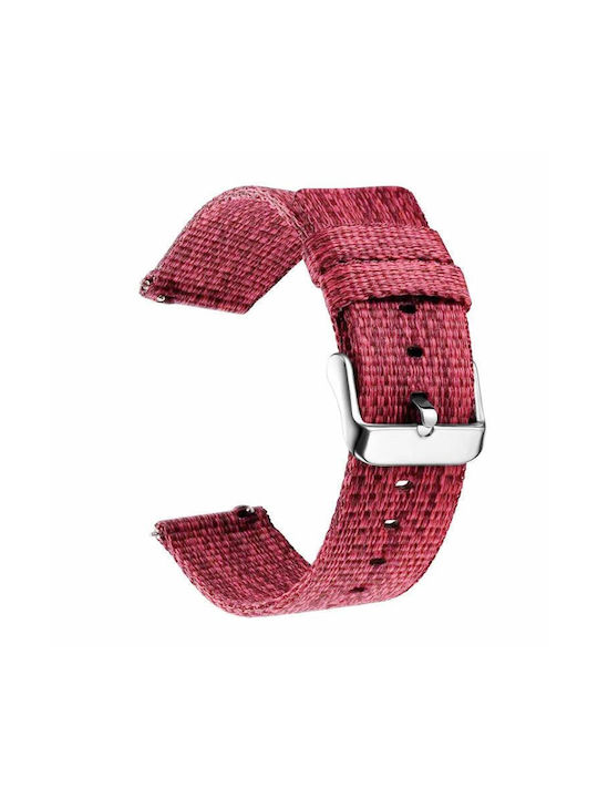 Nylon Canvas Tragbares Band Silber Huawei Watch Gt 6 Watch 5 46mm Redmi W 22mm Rot Nylon Canvas Tragbares Band Silber Huawei Watch Gt 6 Watch 5 46mm Redmi W 22mm Rot