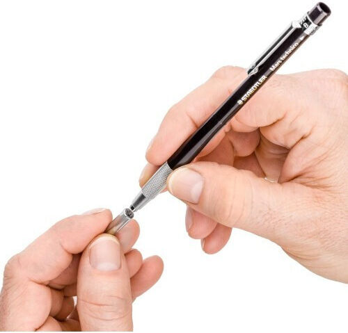 Staedtler Staedtler Mechanical Pencil Mars Technico 780 C Bkp6 Lead Hb 2 Mm Black 780 C Bkp6