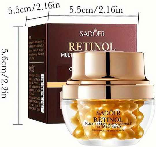 Sadoer Multi Effect Anti-Wrinkle Filler Eye Moisturiser for Moisturizing Brightening and Firming 50g