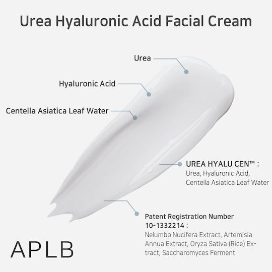 APLB Urea Hyaluronic Acid Moisturizing Day Face Cream With Hyaluronic Acid 55ml