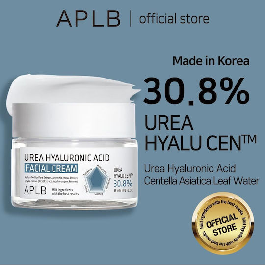 APLB Urea Hyaluronic Acid Moisturizing Day Face Cream With Hyaluronic Acid 55ml