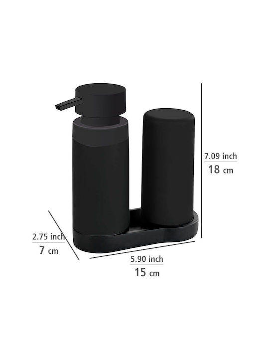 Wenko Dispenser Κεραμικό Μαύρο