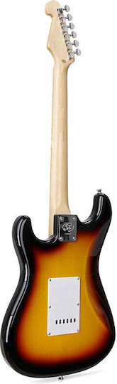 Sem13ts Sx Elektrische Gitarre Sunburst Set mit Case und Kabel