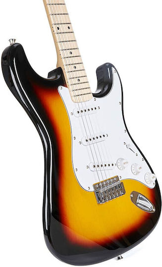 Sem13ts Sx Elektrische Gitarre Sunburst Set mit Case und Kabel