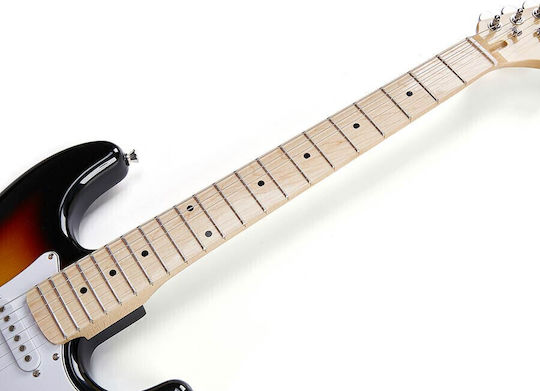Sem13ts Sx Elektrische Gitarre Sunburst Set mit Case und Kabel