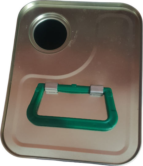 Black Metal Oil Can 3lt