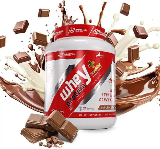 Immortal Nutrition Whey Protein + Creatine Πρωτεΐνη Ορού Γάλακτος με Κρεατίνη & Γεύση Milk Chocolate 1kg