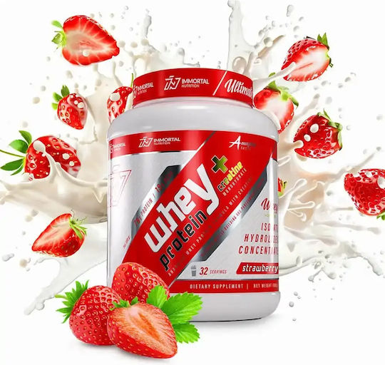 Whey Protein + Creatine Whey Protein with Creatine Gluten Free Strawberry Flavor 1kg