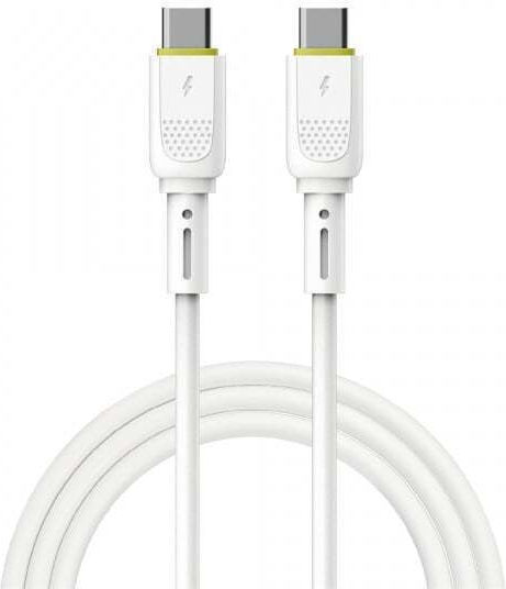 Wiwu USB 2.0 Kabel USB-C männlich USB-C 60W Weiß 1m Wi-C034
