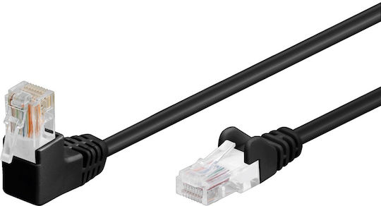 Rbline U/UTP Cat.5e (Gigabit) Καλώδιο Δικτύου Ethernet 0.5m Μαύρο