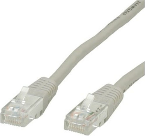 Roline U/UTP Cat.6 (Gigabit) Καλώδιο Δικτύου Ethernet 7m Γκρι